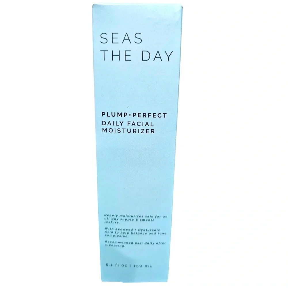 🎟️🎟️ Sun And Moon Seas The Day Plump Perfect Daily Facial Moisturizer New In Box - Picture 2 of 9